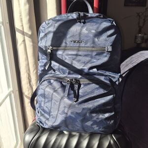 Tumi Voyageur Halle Backpack - Blue Camouflage